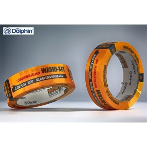 Малярна стрічка Blue Dolphin WASHI-XF7 PREMIUM автомобільна 37.1 мм х 40 м