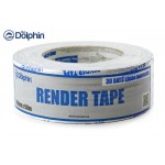 Малярна стрічка (скотч) Blue Dolphin 48х50м Render Tape DT-PR біла Малярна стрічка (скотч) Blue Dolphin 48х50м Render Tape DT-PR біла