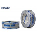 Малярна стрічка (скотч) Blue Dolphin 48х50м Render Tape DT-PR біла Малярна стрічка (скотч) Blue Dolphin 48х50м Render Tape DT-PR біла
