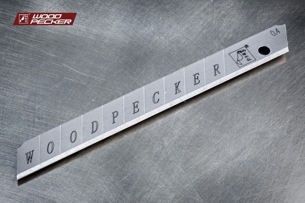 Лезвия для строительного ножа 9 мм Woodpecker серые FD-13A