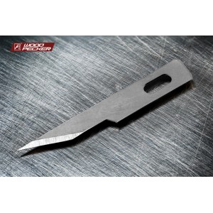 Леза для будівельного макетного ножа (скальпеля) 5,8 мм сірі Woodpecker 10 шт FD-518