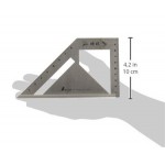 Угольник столярный металлический SHINWA 170х100 мм 3D 45° 90°