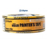 Малярна стрічка (скотч) Blue Dolphin 38мм х 50м WASHI XF7 3шт.