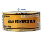 Малярна стрічка (скотч) Blue Dolphin 48мм х 50м WASHI XF7