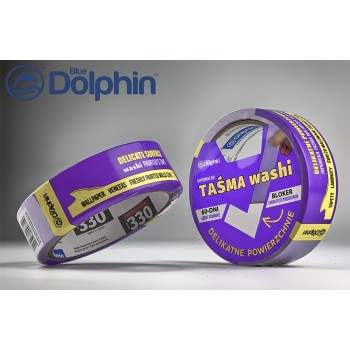 Малярська стрічка (скотч) Blue Dolphin Washi Delicate 29 мм х 25 м фіолетова (60днів) (WDT_56719)