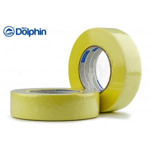 Малярная лента (скотч) Blue Dolphin HIGH CREPE эластичная 38 мм х 50 м