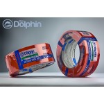 Малярна стрічка ПВХ (скотч) Blue Dolphin CONTRACTOR 48 мм х 50 м червона (60 днів)