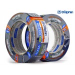 Малярна стрічка ПВХ (скотч) Blue Dolphin HYBRID гібридна 36 мм х 41 м синя (30 днів)