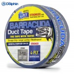 Армована стрічка (скотч) Blue Dolphin BARRACUDA сірий 48 мм х 50 м