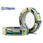 Малярна стрічка (скотч) Blue Dolphin маскувальна біла 25 мм х 50 м