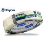 Малярна стрічка (скотч) Blue Dolphin маскувальна біла 25 мм х 50 м