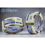 Малярная лента (скотч) Blue Dolphin маскирующая белая 38 мм х 50 м