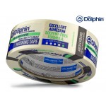 Малярная лента (скотч) Blue Dolphin маскирующая белая 38 мм х 50 м