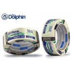 Малярная лента (скотч) Blue Dolphin маскирующая белая 38 мм х 50 м