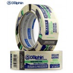 Малярная лента (скотч) Blue Dolphin маскирующая белая 38 мм х 50 м