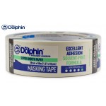 Малярная лента (скотч) Blue Dolphin маскирующая белая 48 мм х 50 м