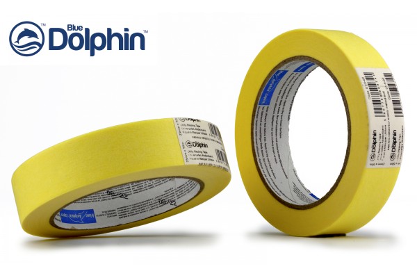 Малярная лента (скотч) Blue Dolphin общего назначения 25 мм х 50 м