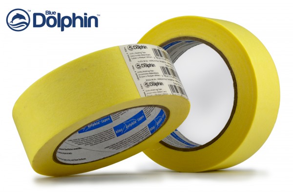 Малярна стрічка (скотч) Blue Dolphin загального призначення 38 мм х 50м