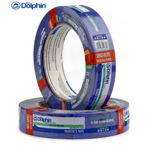 Малярська стрічка (скотч) Blue Dolphin Special Blue 25 мм х 50 м синя (14днів)