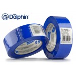 Малярная лента ПВХ (скотч) Blue Dolphin TARP&STUCCO 38 мм х 50 м синяя (30дней)