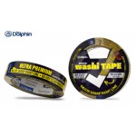 Малярська стрічка (скотч) Blue Dolphin WASHI XF7 рисовий папір 25 мм х 50 м