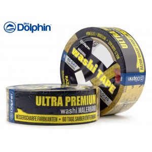 Малярська стрічка (скотч) Blue Dolphin WASHI XF7 рисовий папір 48 мм х 50 м