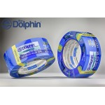 Малярная лента ПВХ (скотч) Blue Dolphin TARP&STUCCO 48 мм х 50 м синяя (30дней)