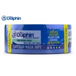 Малярная лента ПВХ (скотч) Blue Dolphin TARP&STUCCO 48 мм х 50 м синяя (30дней)
