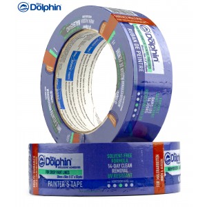 Малярная лента (скотч) Blue Dolphin Special Blue 38 мм х 50 м синяя (14дней)