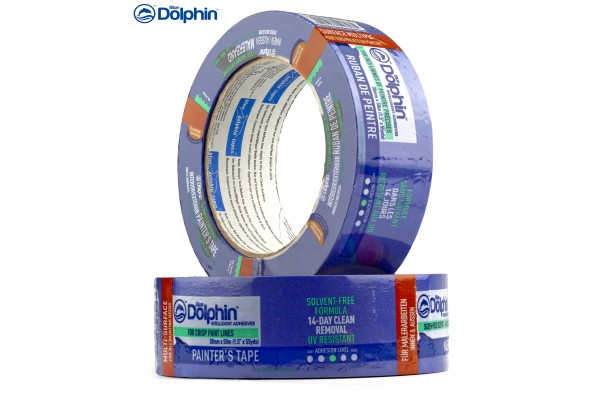 Малярська стрічка (скотч) Blue Dolphin Special Blue 38 мм х 50 м синя (14днів)