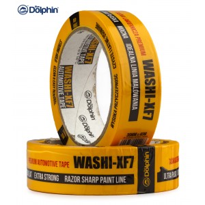 Малярна стрічка Blue Dolphin WASHI-XF7 PREMIUM автомобільна 30 мм х 40 м