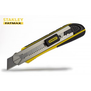 Ніж будівельний Stanley FatMax Cartridge 18 мм гвинтовий та авто фіксатор (стенлі)