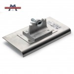 Радіус гладилка по бетону MARSHALLTOWN під подовжувач нерж. сталь 203х102 мм