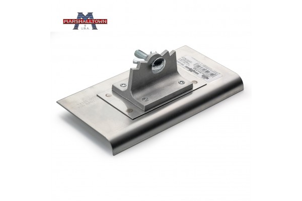 Радіус гладилка по бетону MARSHALLTOWN під подовжувач нерж. сталь 203х102 мм