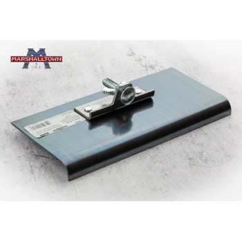 Радіус гладилка по бетону MARSHALLTOWN під подовжувач блакитна сталь 229х102 мм