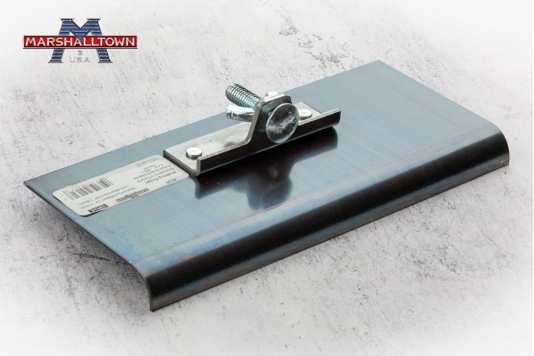 Радіус гладилка по бетону MARSHALLTOWN під подовжувач блакитна сталь 229х102 мм