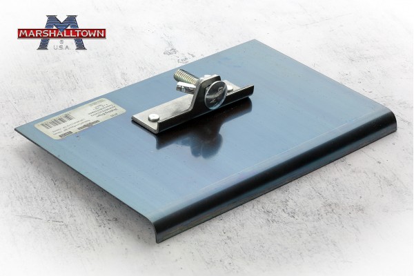 Радіус гладилка по бетону MARSHALLTOWN під подовжувач блакитна сталь 229х152 мм Радіус гладилка по бетону MARSHALLTOWN під подовжувач блакитна сталь 229х152 мм