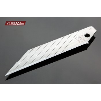 Лезвия для ножа 18 мм угол 30° Woodpecker серые 10 шт. FD-03