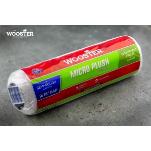 Валик малярський Wooster Micro Plush Microfiber / тканий R238-9 23 см (9”) ворс 14 мм (9/16”)