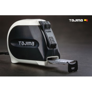 Рулетка будівельна TAJIMA SIGMA SS25-55 5,5 м посилена стрічка з автостопом 25 мм х 5,5 м