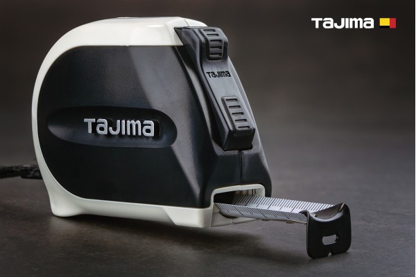 Рулетка будівельна TAJIMA SIGMA SS25-55 5,5 м посилена стрічка з автостопом