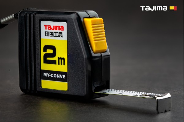 Рулетка строительная TAJIMA MY-CONVE MY-20, 13 мм х 2 м