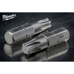 Монтажна біта Milwaukee (милуокі) TORX шестигранна ТХ30 25 мм (25 шт.)