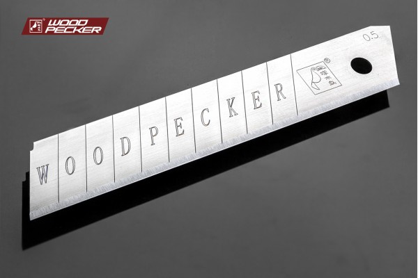 Леза для будівельного ножа 18 мм Woodpecker FD-09A сірі