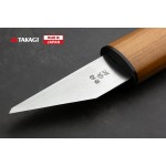 Нож кованный японский TAKAGI Kiridashi 75 мм