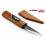 Нож кованный японский TAKAGI Kiridashi 75 мм