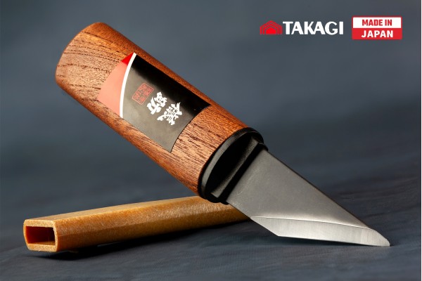 Нож кованный японский TAKAGI Kiridashi 60 мм