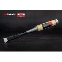 Японська стамеска долото 15 мм TAKAGI GISUKÉ Premium ударна