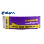 Малярная лента (скотч) 35мм х 25м Blue Dolphin Washi Delicate фиолетовая (60дней) (WDT_60778)