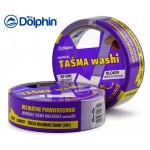 Малярська стрічка (скотч) 35мм х 25м Blue Dolphin Washi Delicate фіолетова (60днів) (WDT_60778)